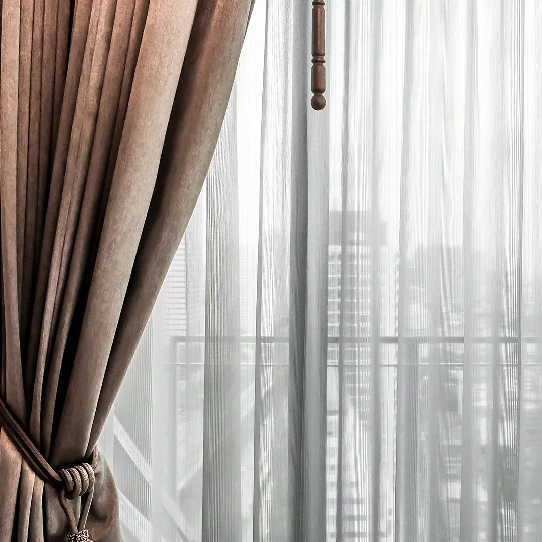 Sheer Ripple Fold Curtains