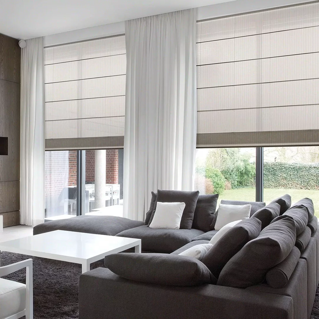 Sheer Roman Blinds