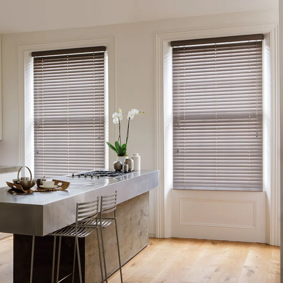 wooden blinds