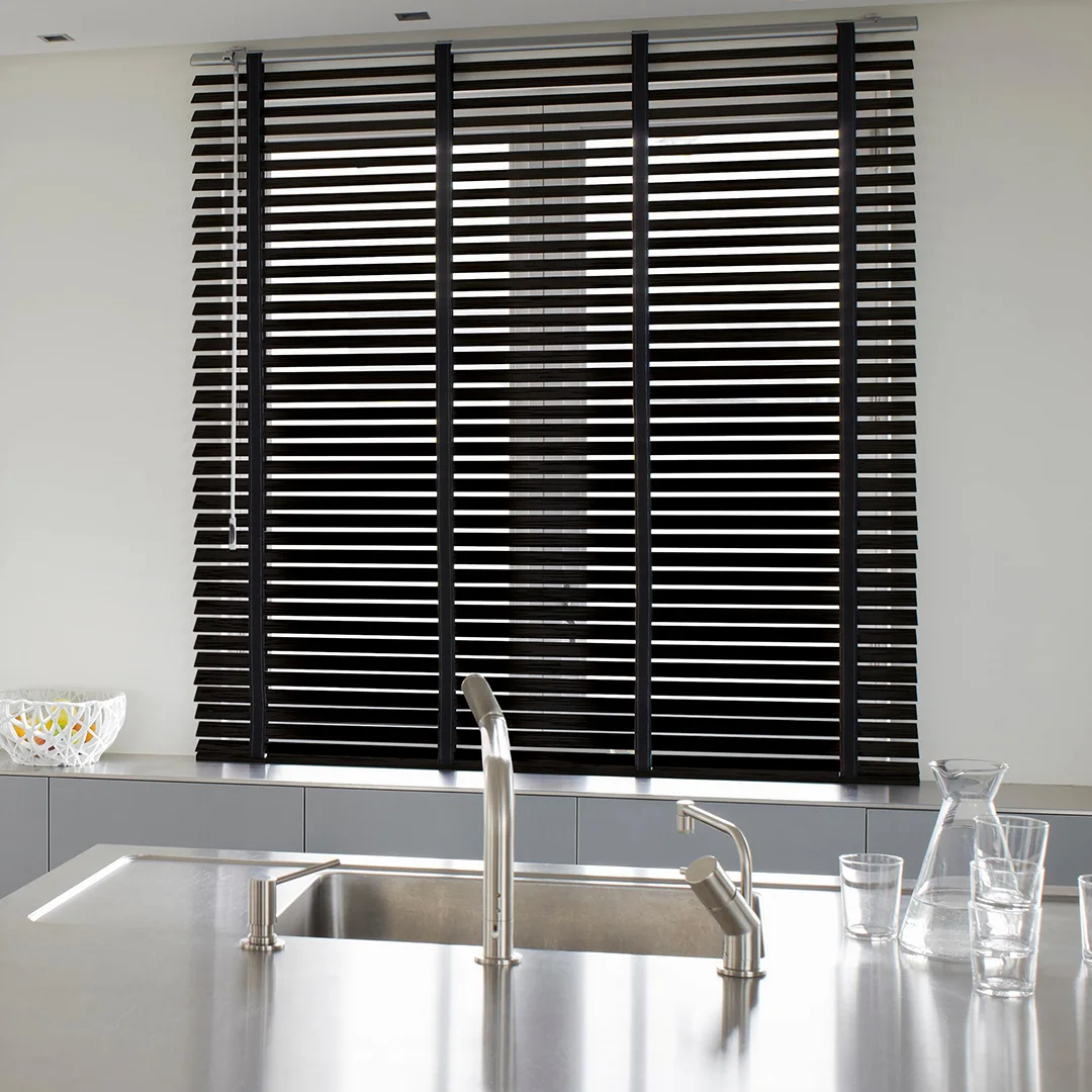 wooden blinds