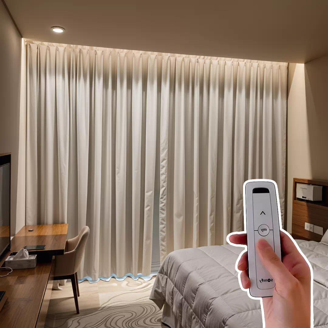 Motorised curtains
