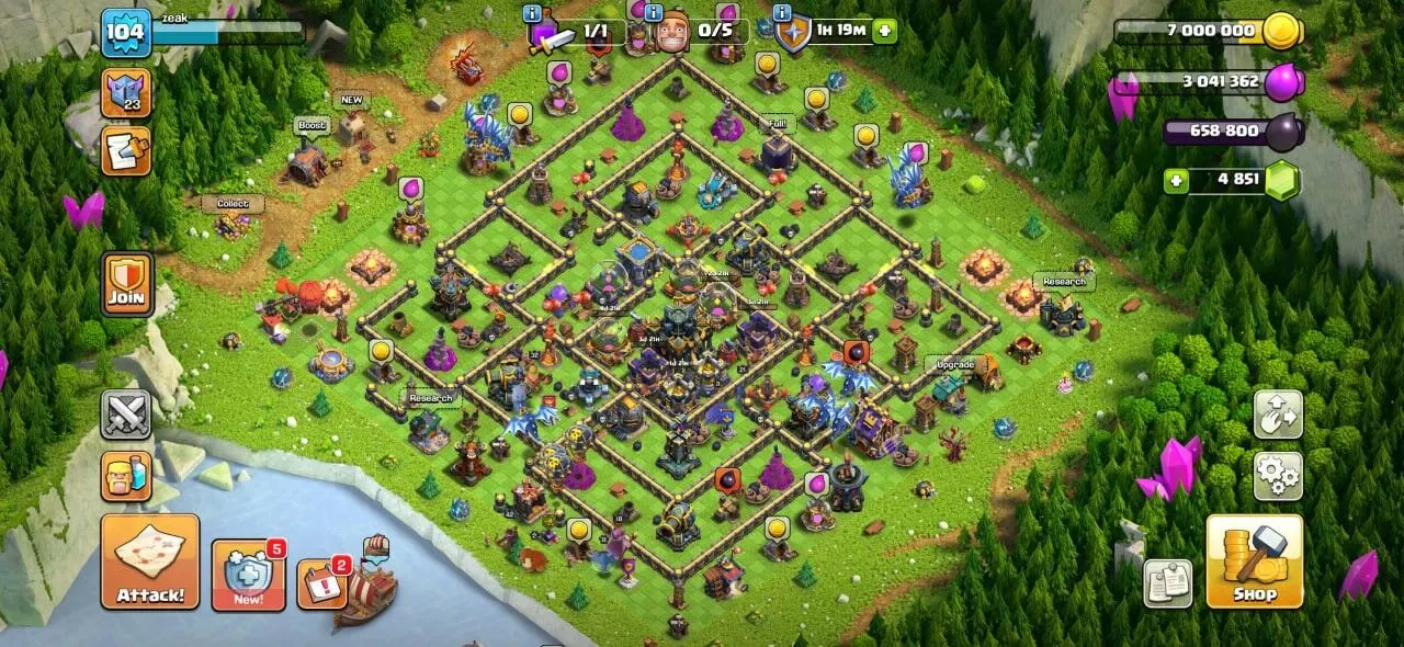 TH17 HALF MAX ID⚡️6 EPIC EQUIPMENT⚡️XP-97⚡️HERO 32-42-17-18-21-7⚡️