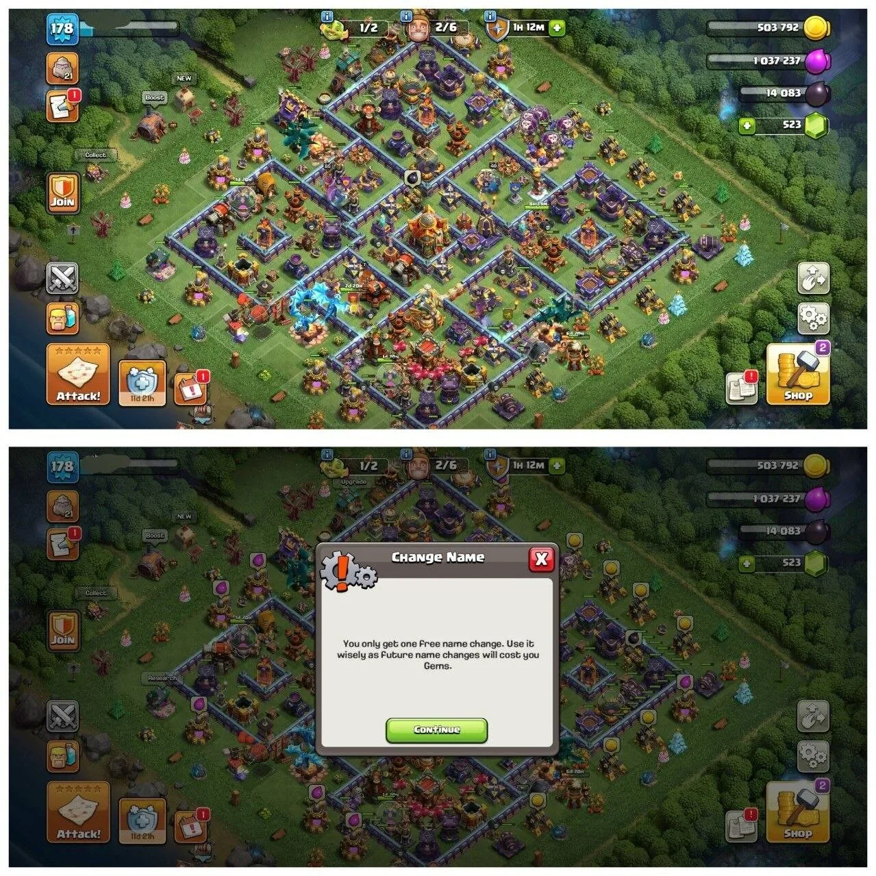 TH16 ALMOST MAX ID⚡️6 EPIC EQUIPMENT⚡️XP-178⚡️HERO 84-91-31-65-40-5⚡️