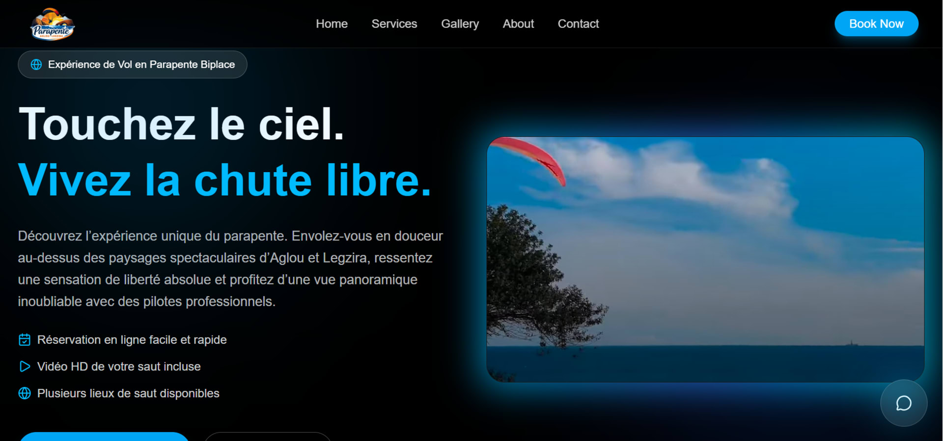 Parapente Aglou Legzira – Plateforme de Réservation d’Expériences en Parapente