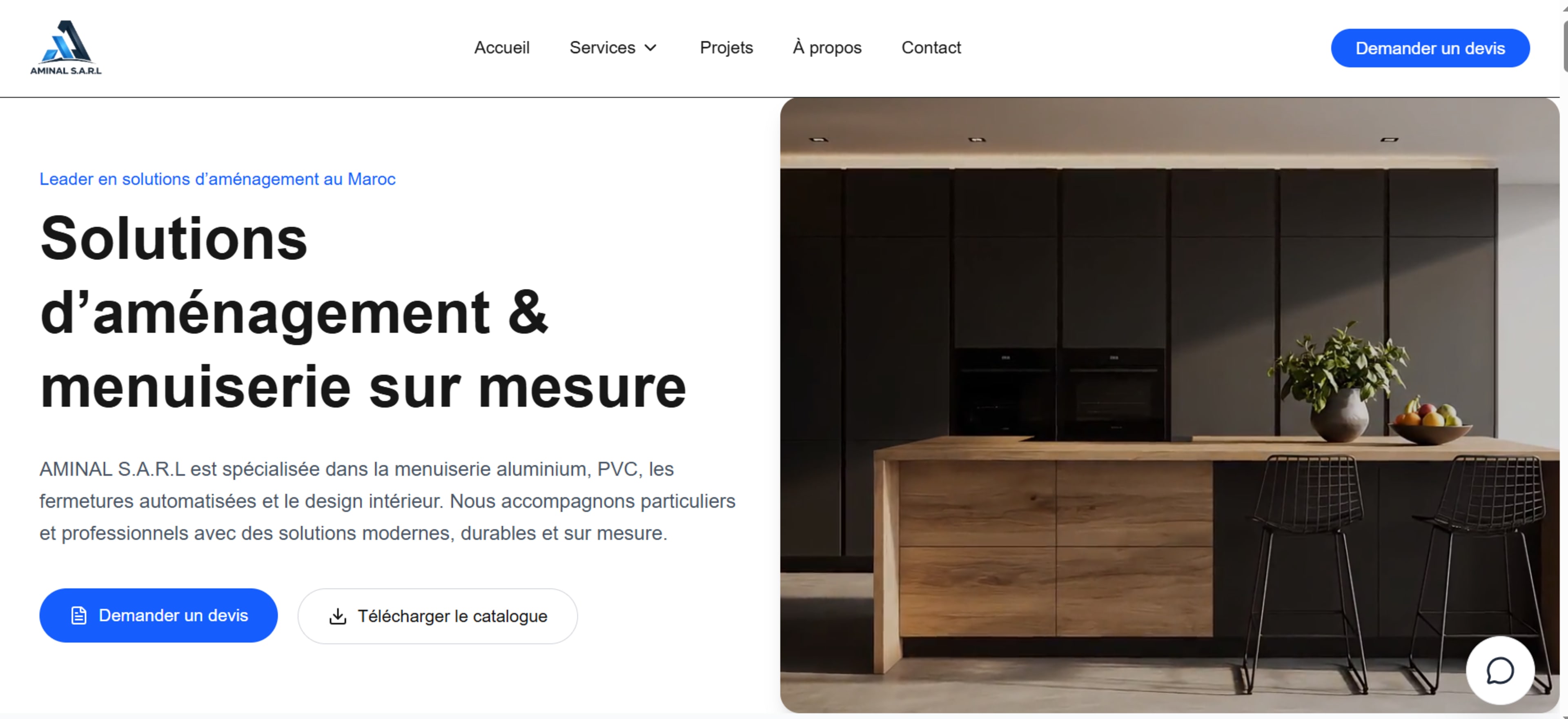 AMINAL SARL – Plateforme Professionnelle d’Aménagement et Solutions Techniques