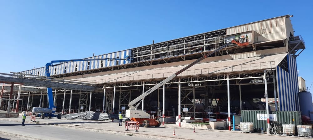 Industrial steel construction