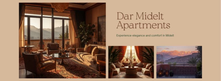 Des appartements confortables pour un séjour libre à Midelt