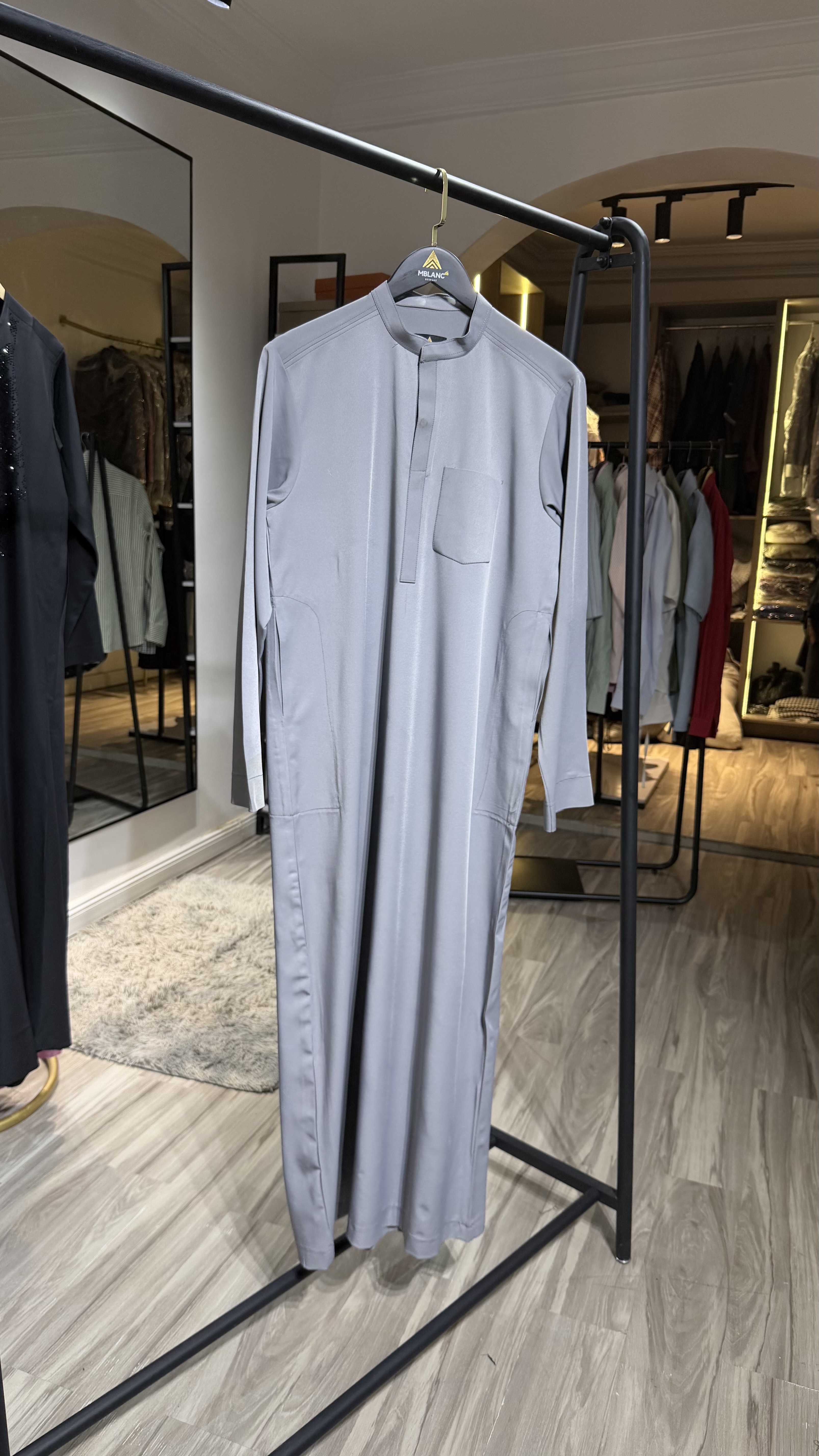 Light Grey Classic Jalabia