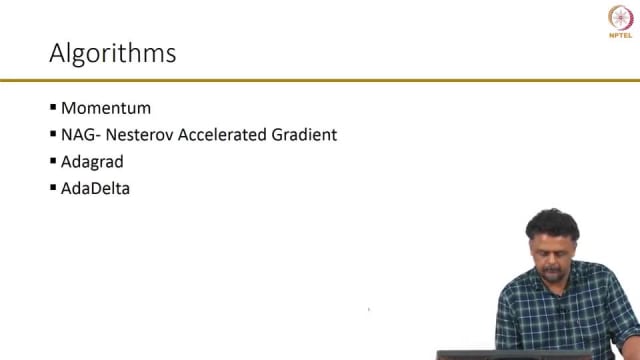 Gradient Descent Variants and Momentum, at 1:34