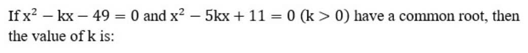 Question content