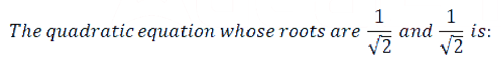 Question content