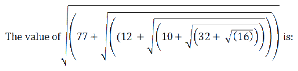 Question content