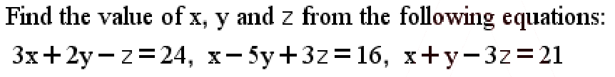 Question content