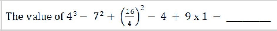 Question content