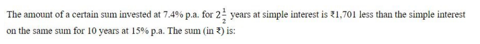 Question content