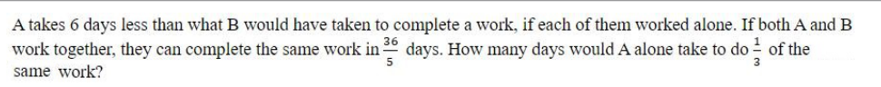 Question content