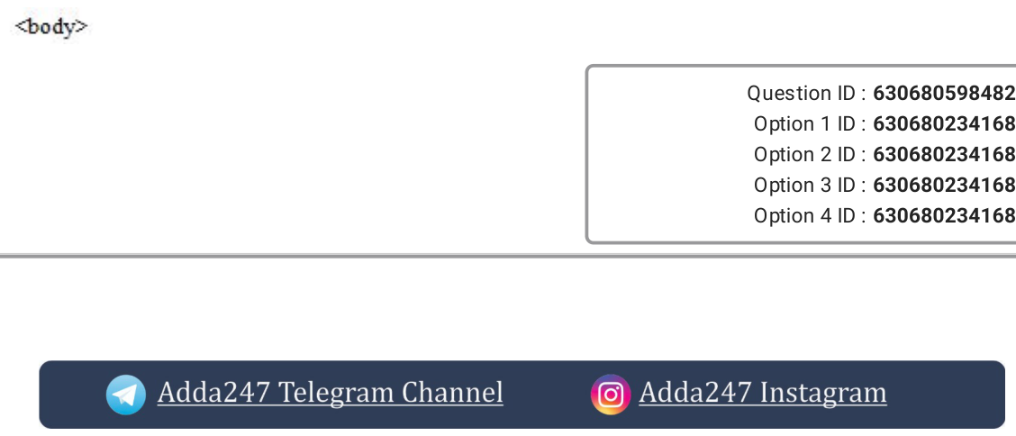 Question content