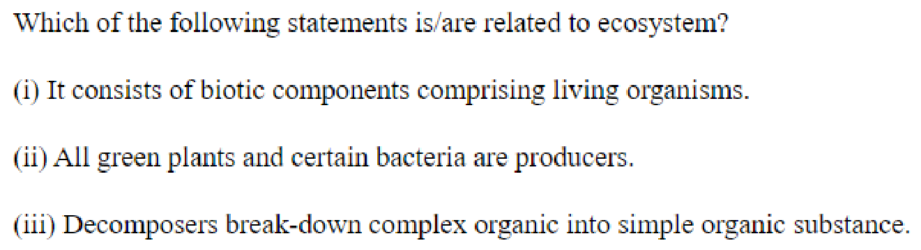Question content