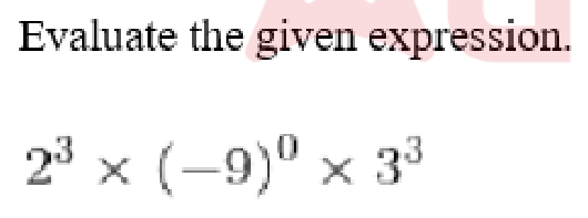 Question content