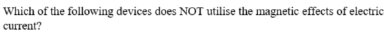 Question content