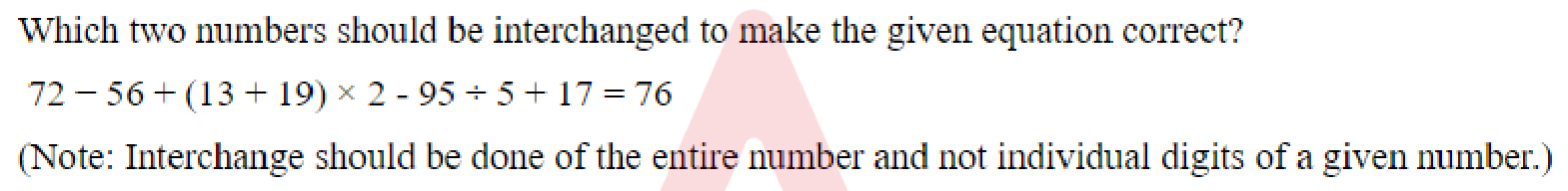 Question content