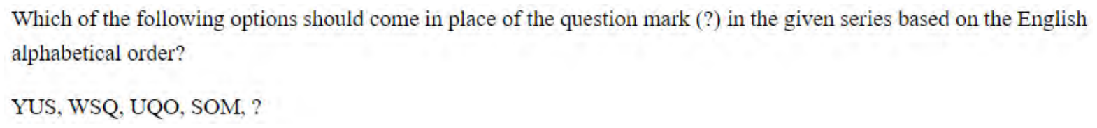 Question content