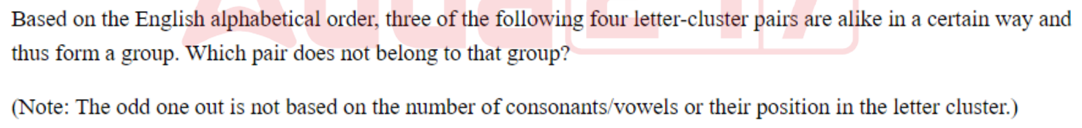 Question content