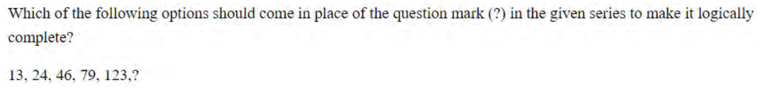Question content