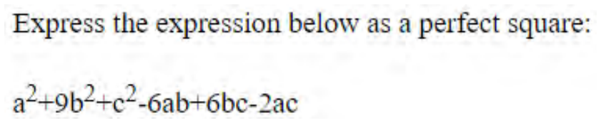 Question content
