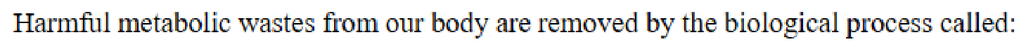 Question content