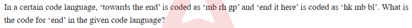 Question content