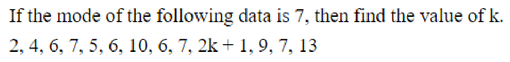 Question content