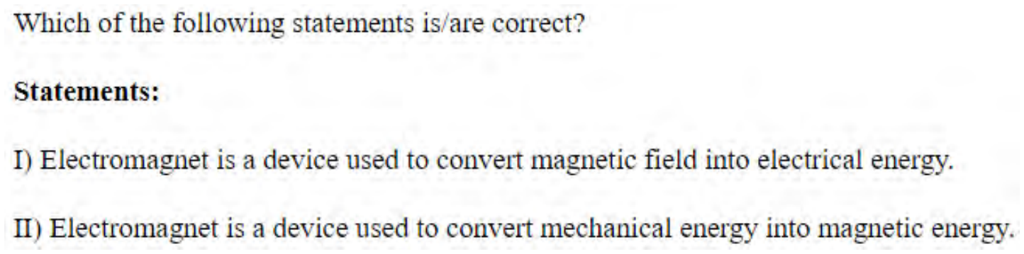 Question content