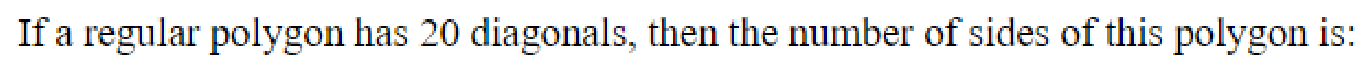 Question content