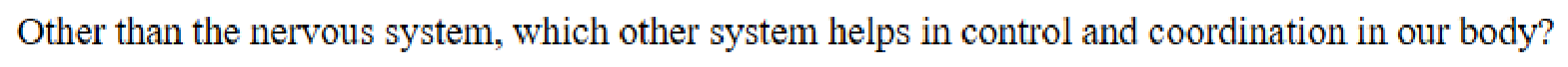 Question content