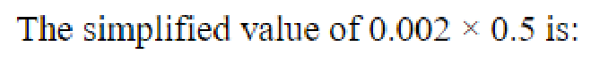 Question content