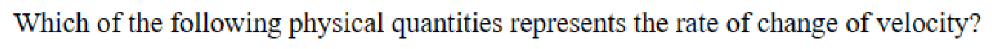 Question content