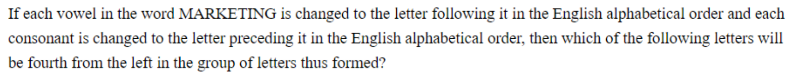 Question content