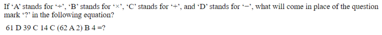 Question content
