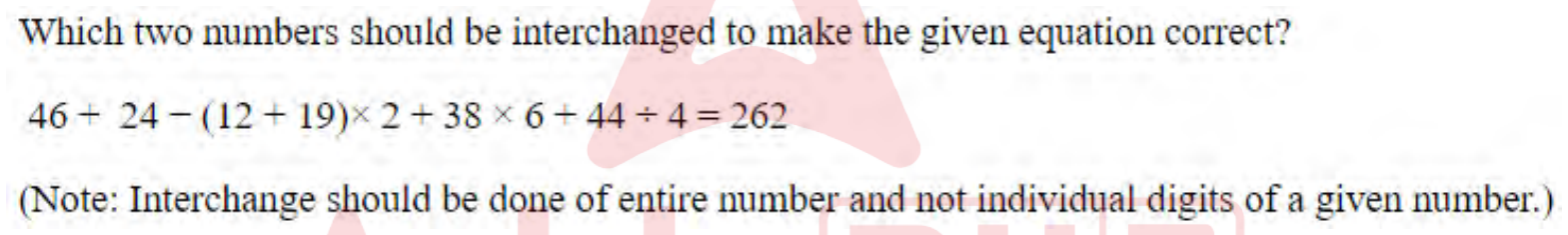 Question content