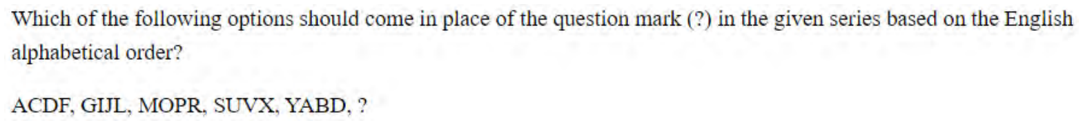 Question content