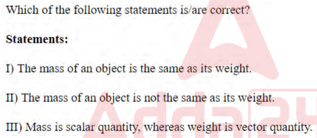 Question content