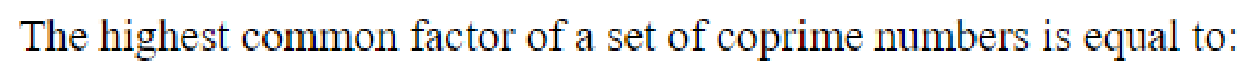 Question content