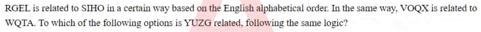 Question content