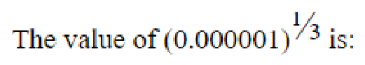 Question content
