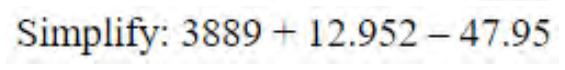 Question content