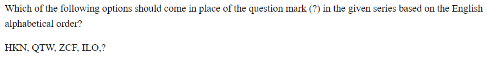 Question content