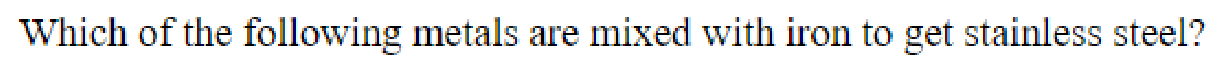 Question content