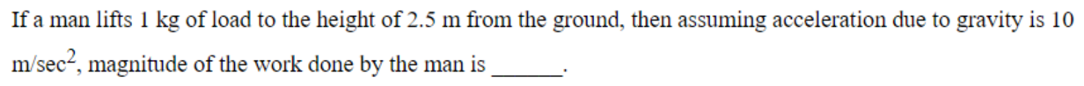 Question content