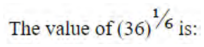 Question content